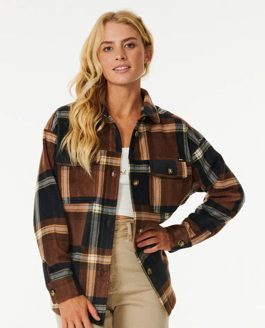 RIP CURL SHIRT SUN CLUB FLANNEL