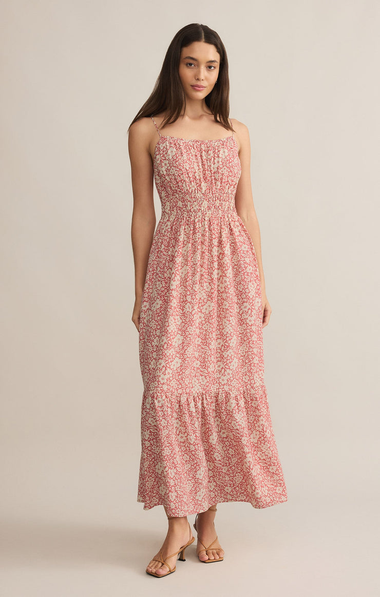 Z SUPPLY DRESS TOLUCA YNEZ FLORAL MAXI