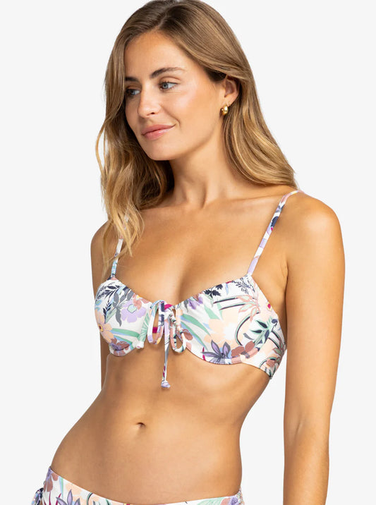 ROXY BIKINI TOP BEACH CLASSICS UNDERWIRE