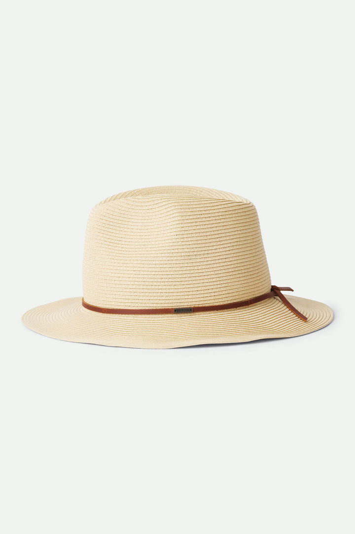 BRIXTON FEDORA WESLEY STRAW PACKABLE