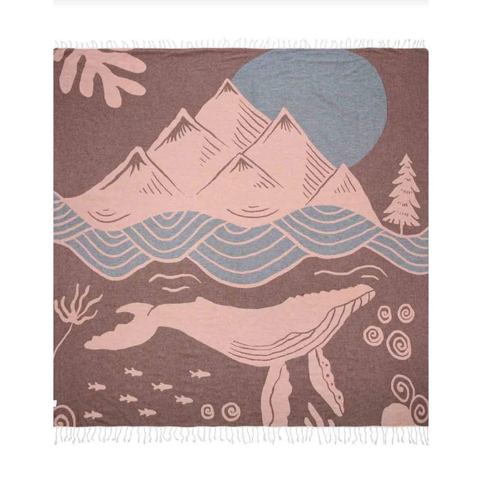 SANDCLOUD TOWEL SEI WHALE