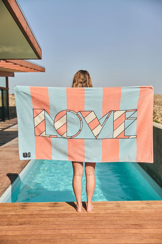 SLOWTIDE TOWEL LOVE LOVE LOVE